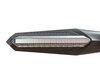 Sequentieller LED-Blinker für Derbi Mulhacen 650 Frontansicht.