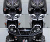 Led Frontblinker Ducati Monster 1000 S2R vor und nach