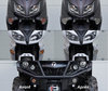 Led Frontblinker Harley-Davidson Custom  1200  (2011 - 2020) vor und nach