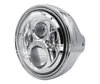 Beispiel für LED-Leuchtturm und Optik in Chrome für Kawasaki Eliminator 600