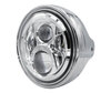 Beispiel für LED-Leuchtturm und Optik in Chrome für Suzuki Van Van 125