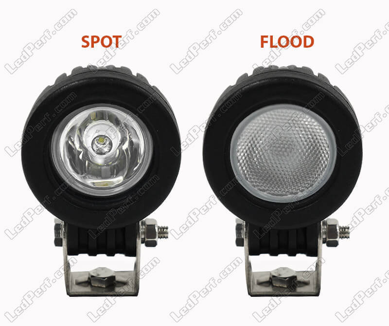 LED-Nebelscheinwerfer mit Schalter, 5,1 cm, 12 V, 24 V, gelb-weiß,  Mini-Motorrad-LED-Strahler, 60 W, Fahrlicht, Zusatzlichter für Motorrad