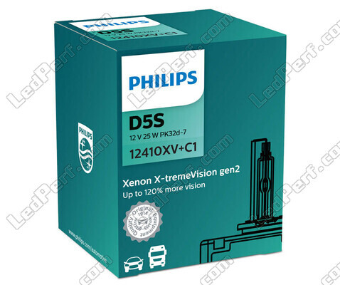 Scheinwerferlampe Xenon D5S Philips X-tremeVision Gen2 +120% - 12410XV2C1