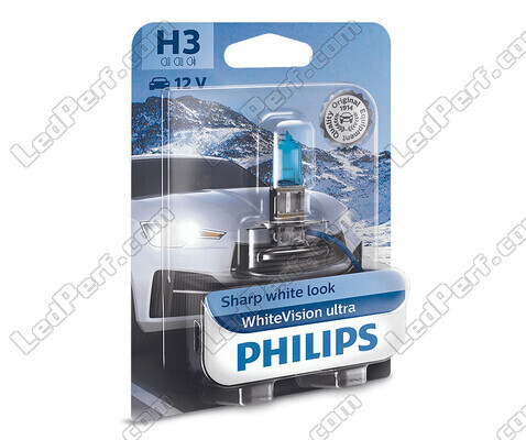 1x Scheinwerferlampe H3 Philips WhiteVision ULTRA +60% 55W - 12336WVUB1