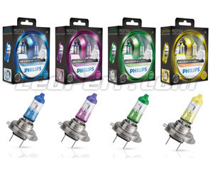 Philips Lampen H7 ColorVision - blau, lila, gelbe oder grün -