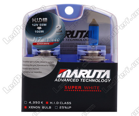 Pack mit 2 Lampen H7 MTEC Maruta Super White - Weiß pur