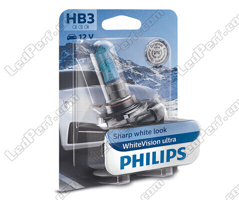 1x Scheinwerferlampe HB3 Philips WhiteVision ULTRA +60% 60W - 9005WVUB1
