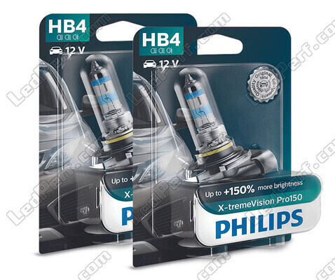 Set mit 2 Scheinwerferlampen HB4 Philips X-tremeVision PRO150 51W - 9006XVPB1
