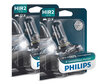 Set mit 2 Scheinwerferlampen HIR2 Philips X-tremeVision PRO150 55W - 9012XVPB1