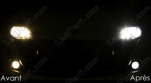 2er Pack Platinum Nachtlichter (Chrom) - Weiß Xenon - Lampe W21/5W  (Doppelfaden) für Scheinwerfer