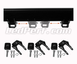 LED-Light-Bar CREE Zweireihig 108W 7600 Lumen für 4 x 4 - Quad - SSV Fixierung