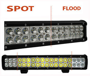LED-Light-Bar CREE Zweireihig 108W 7600 Lumen für 4 x 4 - Quad - SSV Spot VS Flood