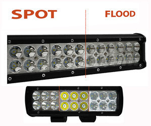 LED-Light-Bar CREE Zweireihig 54W 3800 Lumen für 4 x 4 - Quad - SSV Spot VS Flood