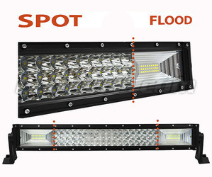 LED-Light-Bar Gebogen Combo 120 W 9600 Lumen 512 mm Spot VS Flood