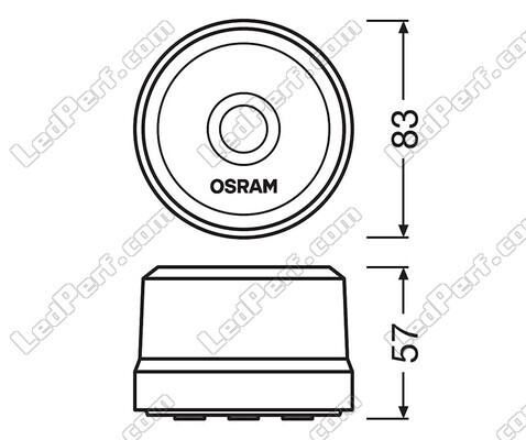Zusätzliche Warnleuchten Osram LEDguardian® ROAD FLARE Signal V16