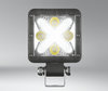 Beleuchtung des Tagfahrlichter LED-Arbeitsscheinwerfers Osram LEDriving® LIGHTBAR MX85-WD.