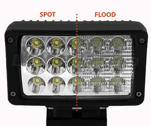 Zusätzliche LED-Scheinwerfer rechteckig 45 W für 4 x 4 - Quad - SSV Spot VS Flood