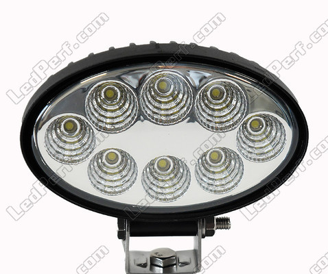 Zusätzliche LED-Scheinwerfer Oval 24 W für 4 x 4 - Quad - SSV Große Reichweite