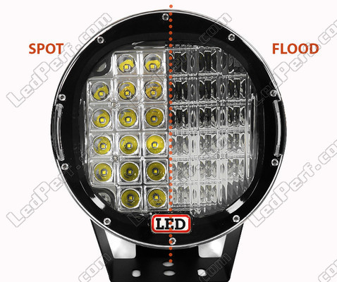Zusätzliche LED-Scheinwerfer runde 160 W CREE für 4 x 4 - Quad - SSV Spot VS Flood