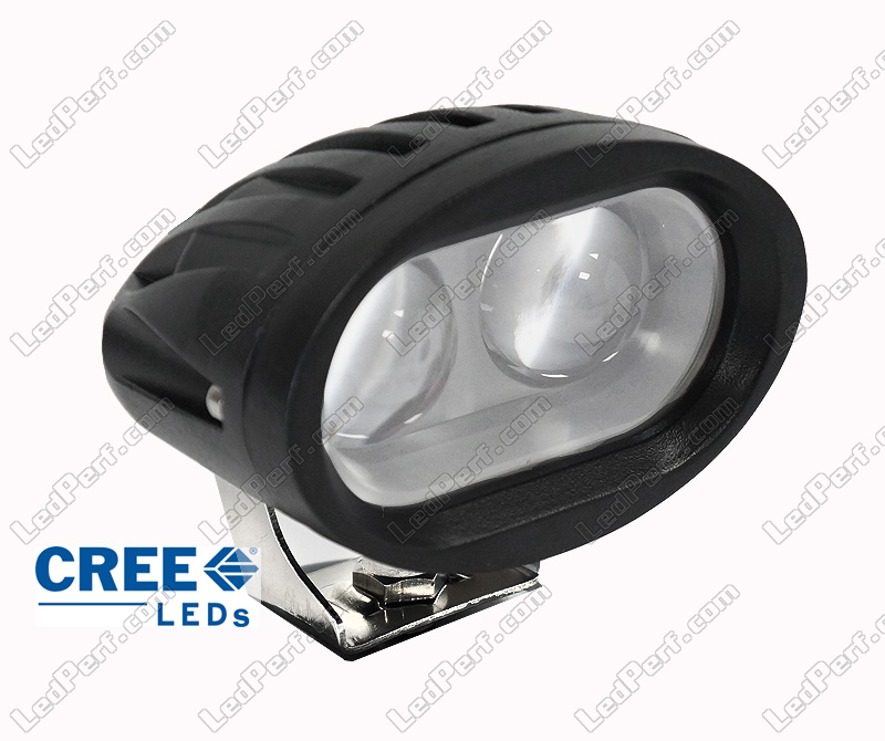 Zusätzliche LED-Scheinwerfer CREE Oval 20W für Motorrad - Roller - Quad