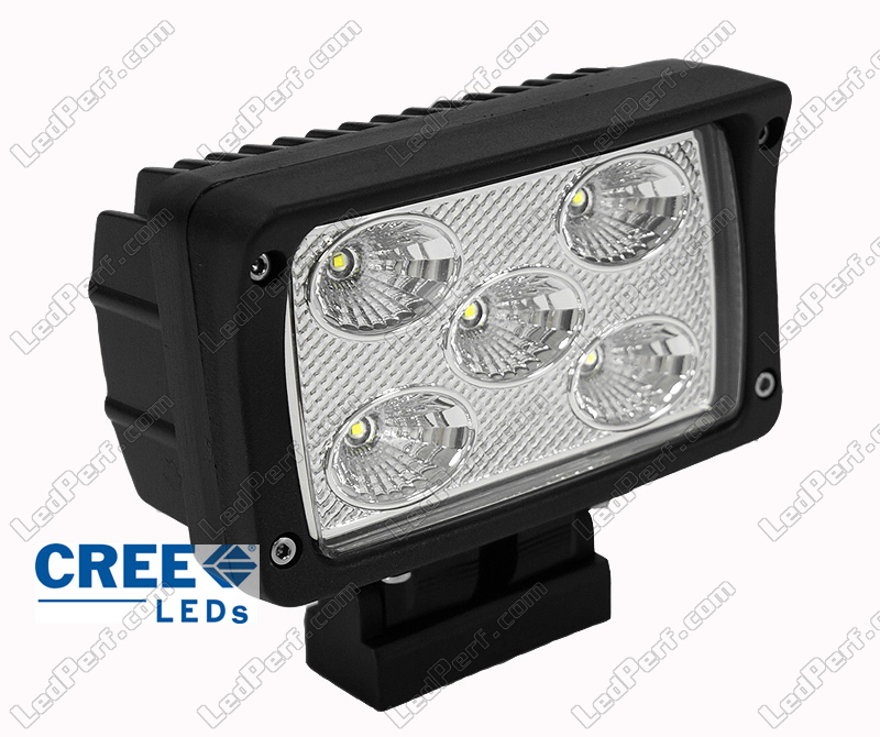 LED-Zusatzscheinwerfer rechteckig 50 W CREE für 4X4 - Quad und SSV .