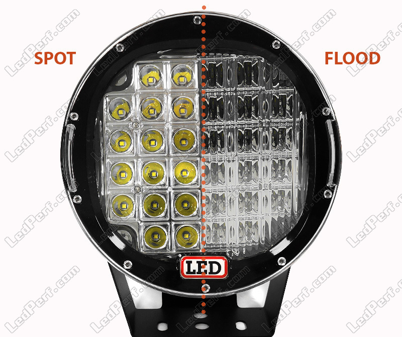 LED-Zusatzscheinwerfer runde 160 W CREE für 4X4 - Quad und SSV