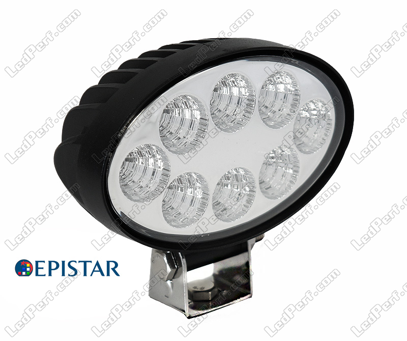 LED-Zusatzscheinwerfer Oval 24 W für 4X4 - Quad und SSV