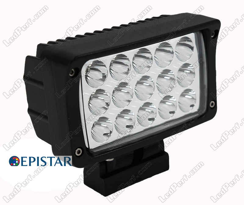 LED-Zusatzscheinwerfer quadratisch 12 W für Motorrad - Roller - Quad