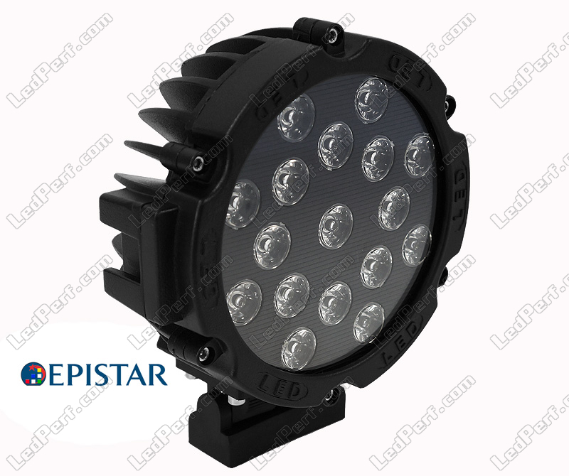 LED-Zusatzscheinwerfer runde 51 W für 4X4 - Quad und SSV