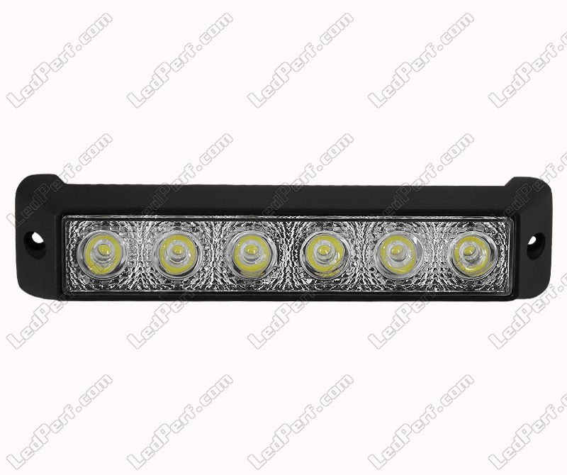 LED-Zusatzscheinwerfer rechteckig 18 W 1500 Lumen für 4X4 - Quad und SSV