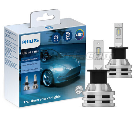 H3 LED-Lampe, belüftet, speziell für Motorräder und Roller - All in One  Technologie