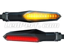 Dynamische LED-Blinker + Bremslichter für Harley-Davidson Super Glide Custom 1584