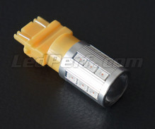 Lampe P27/7W Magnifier auf 21 LEDs SG Hohe Leistung + Brennglas orangefarbene Basis 3157