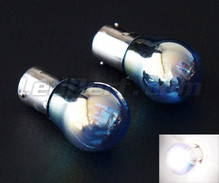Pack mit 2 Lampen P21/5W Platin (Chrom) - Weiß rein