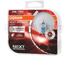 H8 Lampen Osram Night Breaker Laser +150 % - 64212NL-HCB