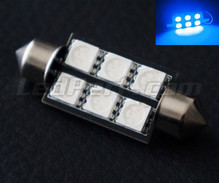 Soffittenlampe 39 mm-Lampe mit LEDs blaue - volle Intensität