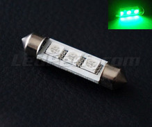 LED Soffittenlampe 42 mm - grün - Anti-Fehler-Bordcomputer - C10W