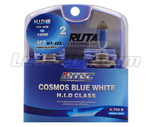 Pack mit 2 Lampen H7 MTEC Cosmos Blue - xenon Weiß