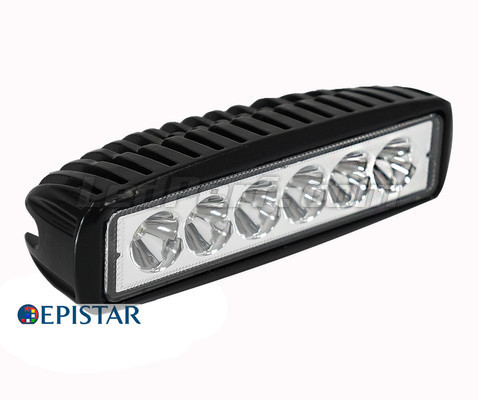 Kompakte LED-Zusatzscheinwerfer rechteckig für 4X4 18 W - Quad und SSV.