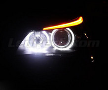 Pack Angel-Eyes mit LEDs für BMW Serie 5 (E60 61) Phase 1 - Mit Original-Xenon - MTEC V3