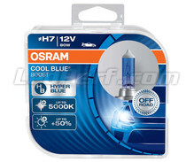 Packung mit 2 Lampen H7 Osram Cool Blue Boost - 5000K -  62210CBB-HCB