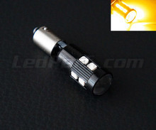 Lampe HY21W Magnifier auf 6 LEDs SG Hohe Leistung + Brennglas orangefarbene - Basis BAY9S