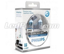 Pack mit 2 Lampen H4 Philips WhiteVision + 2 W5W WhiteVision (Neu!)
