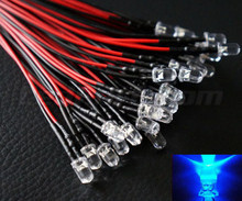 10 LEDs Kabel blaue 12 V