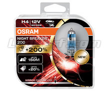 2er-Pack Lampen H4 OSRAM Night Breaker® 200 - 64193NB200-HCB