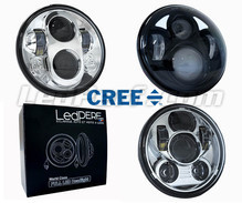 LED-Scheinwerfer für Vespa LXV 125 - optisch Motorrad runde zugelassen