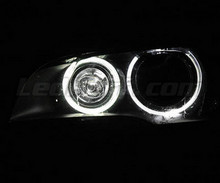 Pack LED-Angel-Eyes H8 (reines Weiß) für 6000K für BMW X6 (E71 E72) - Standard