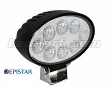 Zusätzliche LED-Scheinwerfer Oval 24 W für 4 x 4 - Quad - SSV